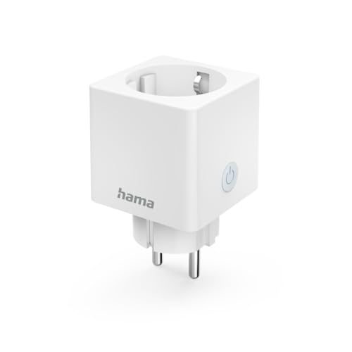 Hama WLAN Steckdose „HomeKit“ (Smart Home, WLAN gesteuert, universal, ideal für Apple Geräte und Apple Home, smarte Steckdose mit App und Sprachsteuerung, auch als Zeitschaltuhr)