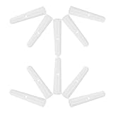 Gatuida 10 Stück Regenschirm Endperlen aus Metall Ersatzteile für Faltbare Sonnenschirme Praktische Perlen Zur Reparatur und Aufwertung Kompatibel mit Langen Griffschirmen Beige