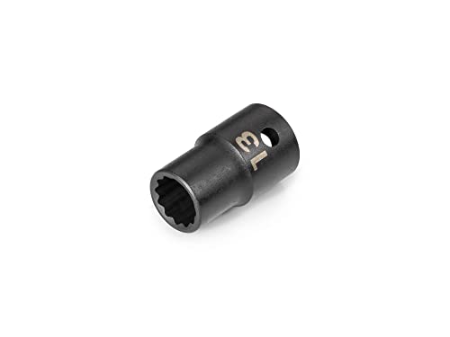 Image of TEKTON 1 /2 Inch Drive x 13 mm Shallow 12-Point Impact Socket | SID22313