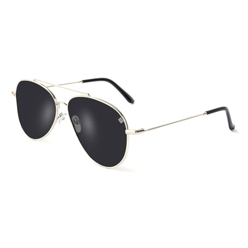 ELEGANTE UV Protected Aviator Sunglasses for Men and Women, Large...