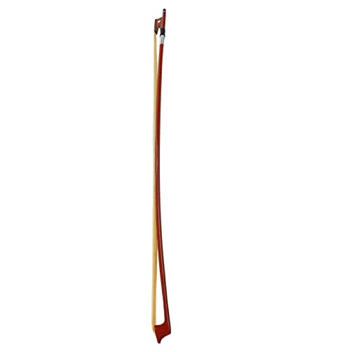 Arco de Violino de Crina de Cavalo, Mandril de Arco de Violino Reto para Prática (4/4)