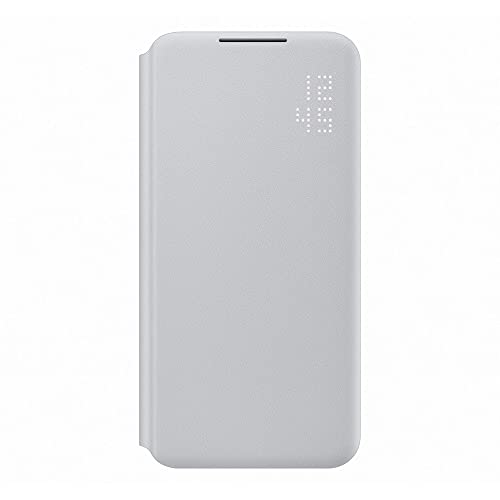 Samsung Smart Led View Cover Custodia con Led per Galaxy S22+ 5G, Grigio chiaro