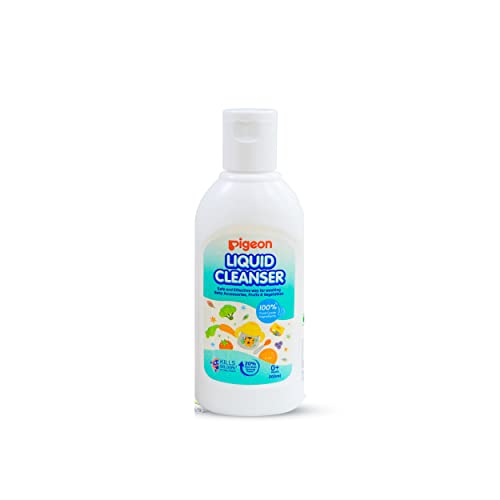 Image of Pigeon Liquid Cleanser for Nursing Products 200ml Japan's No.1 Brand | Baby Bottle Cleaning Liquid | Dish Washing Liquid for Breast Pumps, Feeding Bottles & Accessories
