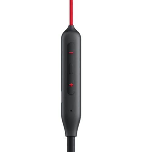Image of Bluetooth Wireless in-Ear Neckband Earphones with Mic, 12.4mm Dynamic Drivers, Up to 30 Hours Playtime, Fast Charging, IPX Water & Dust Resistance, Deep Bass, Type-C, ENC Calling (Crimson Eclipse)