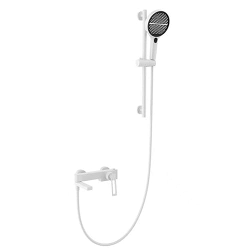 Colonne de douche et mitigeur de baignoire blanc pour des moments de détente LWX