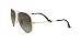 Ray-Ban RB3025 Classic Aviator Sunglasses, Gold/Light Grey Gradient Dark Grey, 62 mm