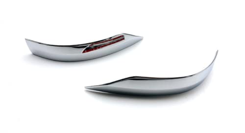 ダイハツ・タントカスタムに対応 (For TANTO CUSTOM) 4代目 LA650S LA660S型 改良後 2022年10月〜 アウター バックミラー モール ガーニッシュ ドアミラーアクセサリー