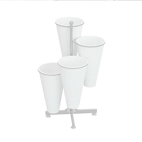 Support plantes multicouches en métal avec seaux pour sublimer votre décoration de salon et balcon
