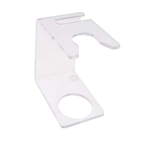 Healeved Elegant Shaving Brush Holder Brush Stand Razor Stand Durable Acrylic Fit Small Medium