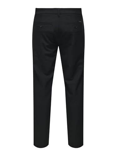 ONLY & SONS Herren Onsbrad Life Slim 0184 Pant Stoffhose, Schwarz, 29W / 32L EU – Ansicht 4