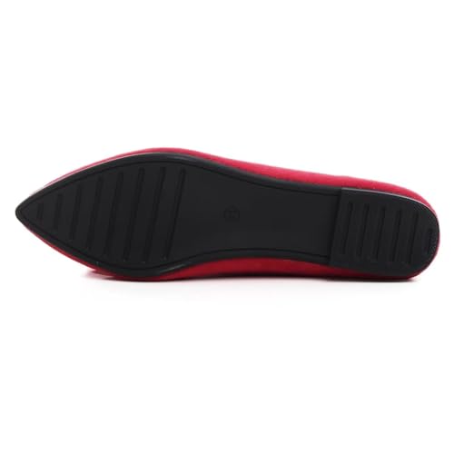 Image of SAILING LU Women's Bow-Knot Pointed Toe Ballet Flats