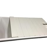 MsiDtsoy バスタブカバー 抗菌 折りたたみ式 バスタブカバー おしゃれ ホワイト 断熱 防カビ 防塵 装飾 防水ブラケット ユニバーサル バスタブカバー (長さ95cm,奥行75cm)