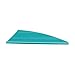 TAC Vanes 2.25" Driver Hybrid Vanes, Turquoise Vanes, Pack of 36, Vanes for Archery Bowhunting and Recreational Shooting
