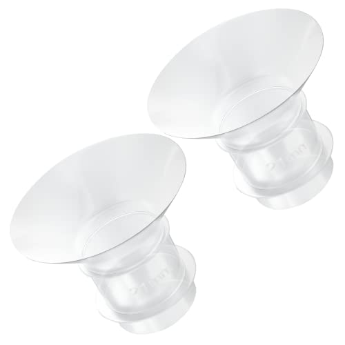 Image of 2PCS Flange Insert 21mm Compatible with Medela/Spectra/Willow/TSRETE/Momcozy S9/S12/S9Pro/S12Pro Breastpump 24mm Shields, Reduce 24mm Nipple Tunnel Down to Correct Size, Pump Parts Replace