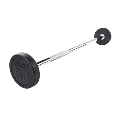 Body-Solid Rubber Coated Straight Barbell