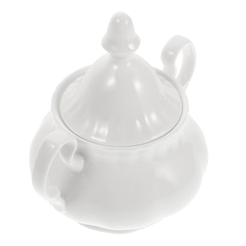 GOOHOCHY 優雅な復古セラミック糖缶 密閉蓋付き 食品保存容器 茶葉やコーヒー豆の保存に 調味料入れとしても使用可能