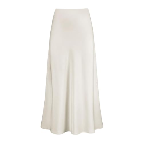 Jupe en satin élégante à taille haute pour vos tenues de bureau et soirées habillées