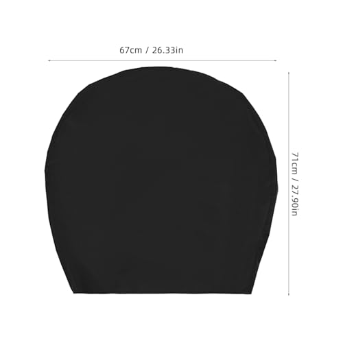 Image of ULTECHNOVO Tire Covers 4 Pack - Tough Wheel Protector for Truck, SUV, Trailer, Camper, RV Universal Fits Tire Diameters 23-25.75 inches, Black