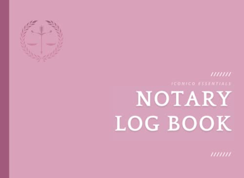 Notary Log Book: A Journal to Record Notarial Act for Notaries and Signing Agents. Easy to Use. With Thumb Print and Numbered Page. (Pink Cover)