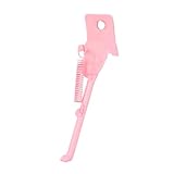 DYNWAVE Bike Kickstand, Bicycle Side Support Stand with Spring Rear Mount Parking Stand, Back Bicycle Kick Stand for Kids Bike, Pink, 18 Inch