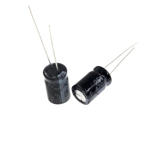 Condensateur 470uf 25v radial aluminium pour circuit électronique et PCB x50