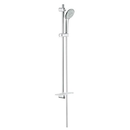 GROHE Euphoria Champagne | Brause- und Duschsysteme - Brausestangenset | 3 Strahlarten, mit EasyReach Ablage | 27227001