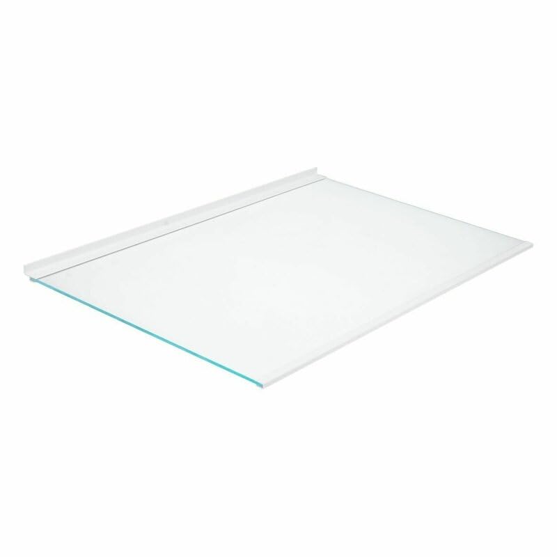 LUTH Premium Profi Parts Glasplatte oben für Kühlteil kompatibel mit Gorenje 433266 482x325mm mit Leisten in Kühlgefrierkombination