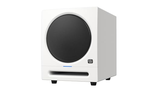 PreSonus Eris Sub 8 BT White 8-inch Front-Firing Studio Subwoofer with Bluetooth Wireless Technology