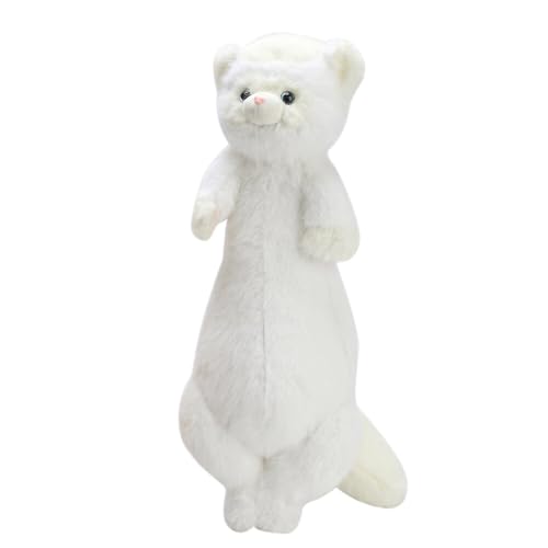 Hurón de Peluche de 50 cm x 20 cm - Cojín y Juguete de Peluche, Muñeco Con Respaldo Largo - Regalo para Niños Hurón de Peluche de 50 cm x 20 cm - Cojín y Juguete de Peluche, Muñeco Con Respaldo Largo - Regalo para Niños