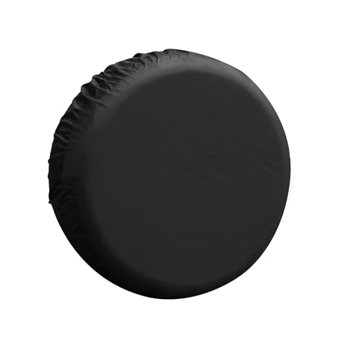 Image of Universal 190T Polyester Spare Tire Cover for Jeep Trailer RV SUV Truck Wheel Suitable for Tires Size 27 inch-28 inch Fit Overall Wheel Diameter 15 Inch Automotive Parts