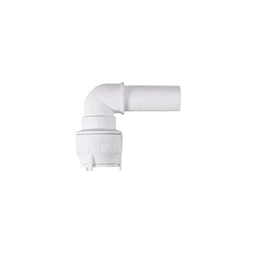 Oracstar PolyFit 15mm White Spigot Elbow Plumbing Fitting