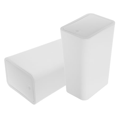Set 2 Canecas de Basura Cuadradas con Tapa