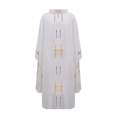 Church Pastor Celebrant Chasuble Priest Vintage Robe Gown Cape Casscock Clergy Pulpit Altar Server Vestment Men Women