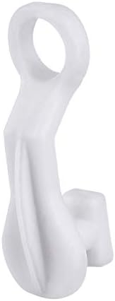 Curtain Glider Hooks White Plastic Curtain Hook, Pack of 50