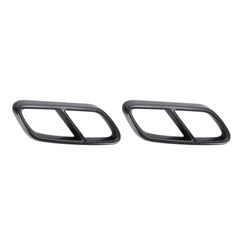 Embouts d'échappement W206 look carbone, installation simple sans perçage