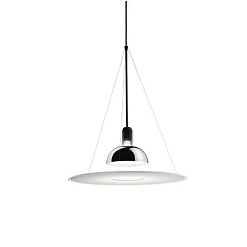 Plafonnier LED rond 36W de 40cm style scandinave pour salon