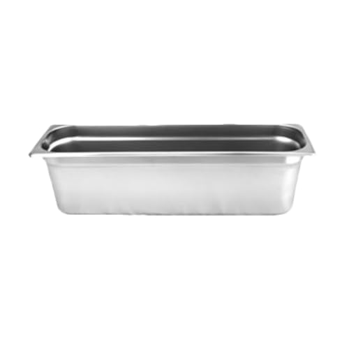 FSE STPA3126L Steam Table Pan, 1/2 Size Long, 6" deep, Anti-jam, 24 Gauge, 18/8 Stainless Steel, NSF (Made in China)