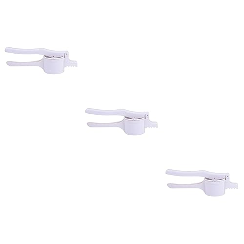 Kartoffelstampfer, 6 Sets, Kartoffelstampfer, Edelstahl, Kartoffelmühle, Gemüsestampfer, Knoblauchpresse, Bananenstampfer, Griffe, Babybananen, Kartoffelpresse, Stampfer, Weiß, kleine Werkzeuge, Süßka