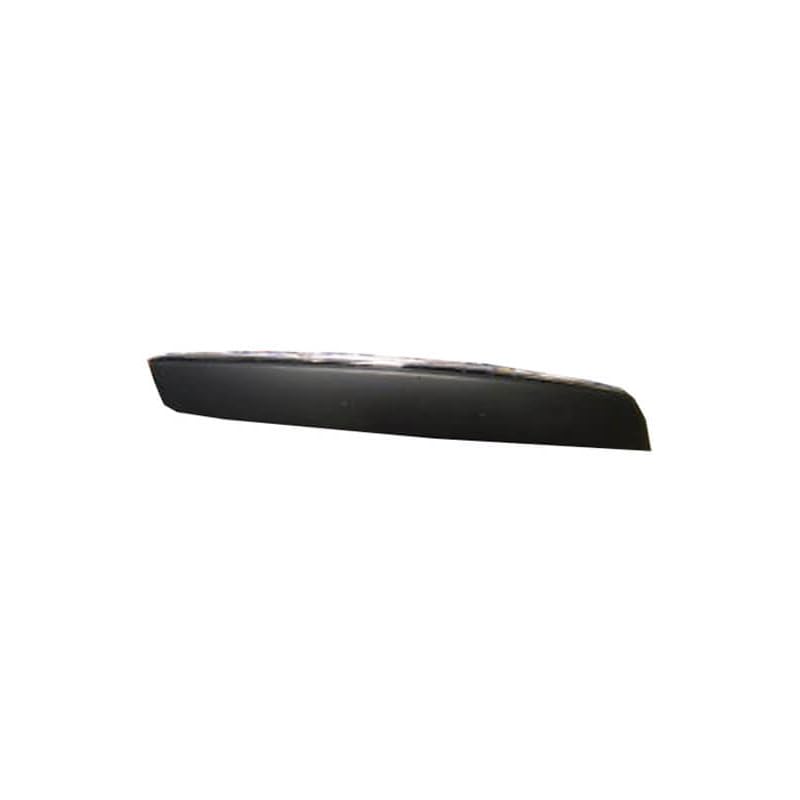 Moldura de parachoques delantero derecho negro y perfil cromado compatible con Peugeot 407 2004-2008