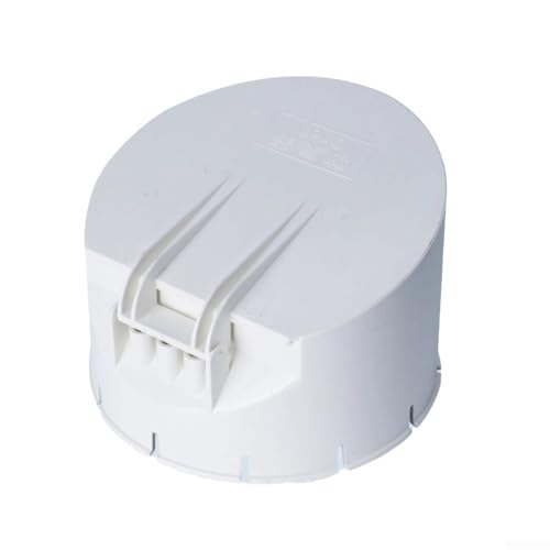 Besttoolifes 50mm to 160mm Anti-Stink Drain Pipe Cover Filter, PVC Rainwater Pipe Cap and Strainer for Outdoor Balcony and Garden Drainage(160mm)