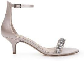 Jewel Badgley Mischka Dash Ankle Strap Kitten Heel - Image 3