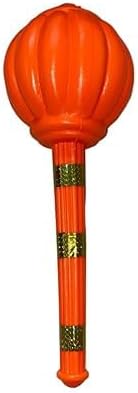 YBN Hanuman Ji GADA Toy Jumbo for Kids Gold or Orange Plastic Miniature Figure - Fun and Imaginative Play - Develops Skills - Suitable for Indoor and Outdoor Play - Safe and Durable (Random Colour)
