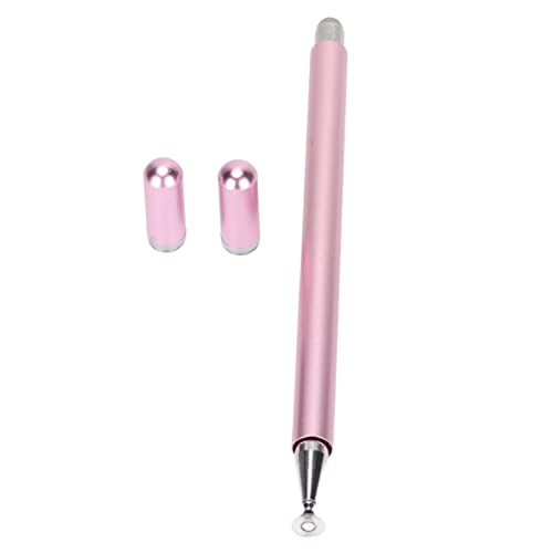 Wedinard Tablet Accessories, Accurate Control Stylus Pens 2 in 1 Appropriate Size Fibre Tip High Durability for Notebook Tablet for Mobile Phone(Pink)