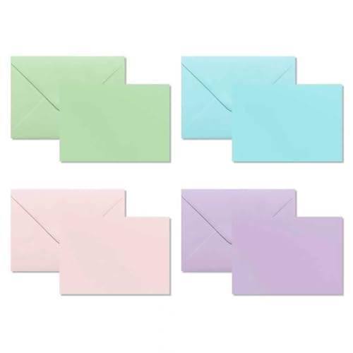 30 Pack Blank cards and envelopes,A7Self-Adhesive Envelopes with aestheticsFold Cards 5x7 for...