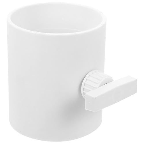 Alipis Válvula Reguladora Manual de PVC para Conductos Control Preciso de Flujo de Aire Diámetro 75 MM Válvula de Cierre para Ventilación Uso Industrial y Comercial
