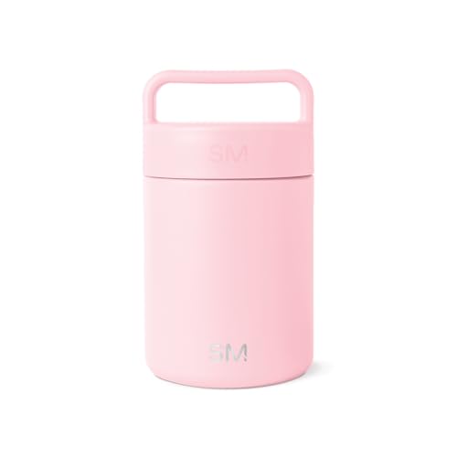 Image of Simple Modern Food Jar for Hot Food | Reusable Stainless Steel Vacuum Insulated Leak Proof Lunch Storage for Smoothie Bowl, Soup, Oatmeal | Provision Collection | 12oz | Blush
