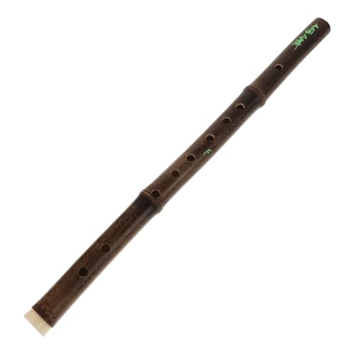 Yardwe Vertical Flute Six Hole Traditional Chinese Wooden Flute for Beginners and Experienced Players Professional Musical Instrument for Adults Tones and Comfortable Grip