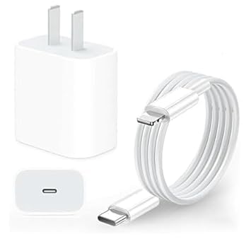 Image of Original Fast Charger 20W Charger (Including Cable Type - c) for i-14 /13 /12 /11 /X All Models | 20 Watt Type-C Fast Charger for 4 /14 Pro (for US PIN) (DP46)