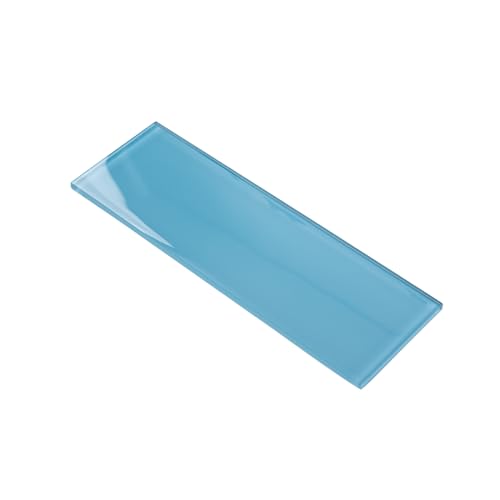 Lovdeco Blue Glass Subway Tile, Glass for Bathroom Kitchen Shower Backsplash Wall, 4 x 12 Inches, 4 Sq.Ft. by Lovdeco - Used condition - Image 8