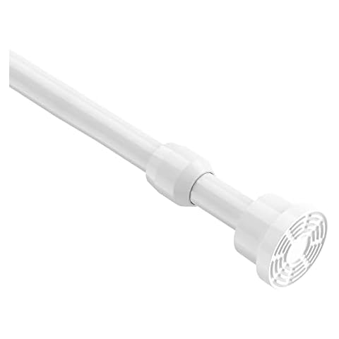 AIFNTE 1PCS Curtain Rod 33-48inch Tension Curtain Rod Tension Shower Curtain Rod Shower Curtain Rods Adjustable Curtain Rod Shower Tension Rod Tension Rods White Tension Shower Rod use Range34-45inch Cover